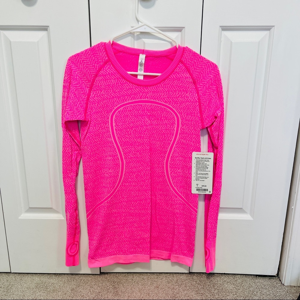 Lululemon Swiftly Tech Crew Long Sleeve Size 6